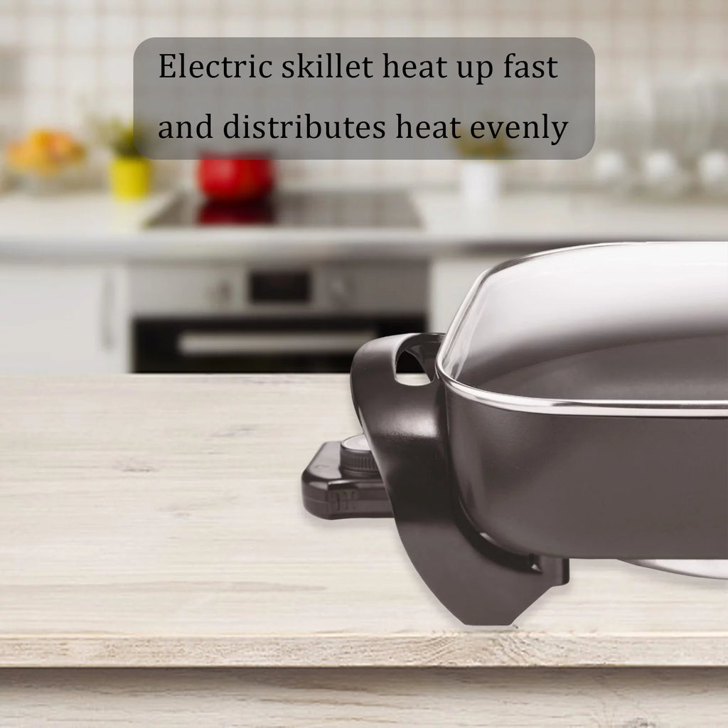 Nonstick Electric Skillet, 16 Inch, Serves 4-6 L930676