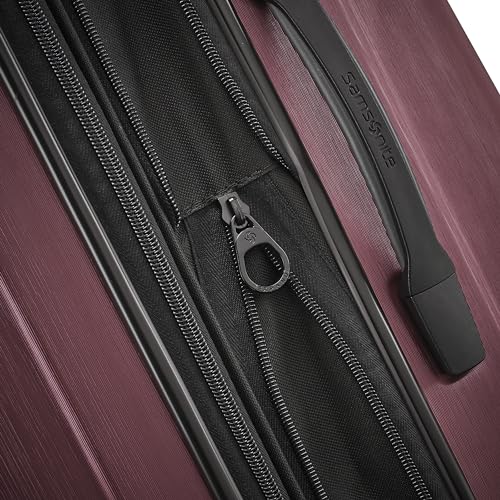 Hardside Expandable Carry-On Luggage with Spinner Wheels, Black, 20-Inch O253