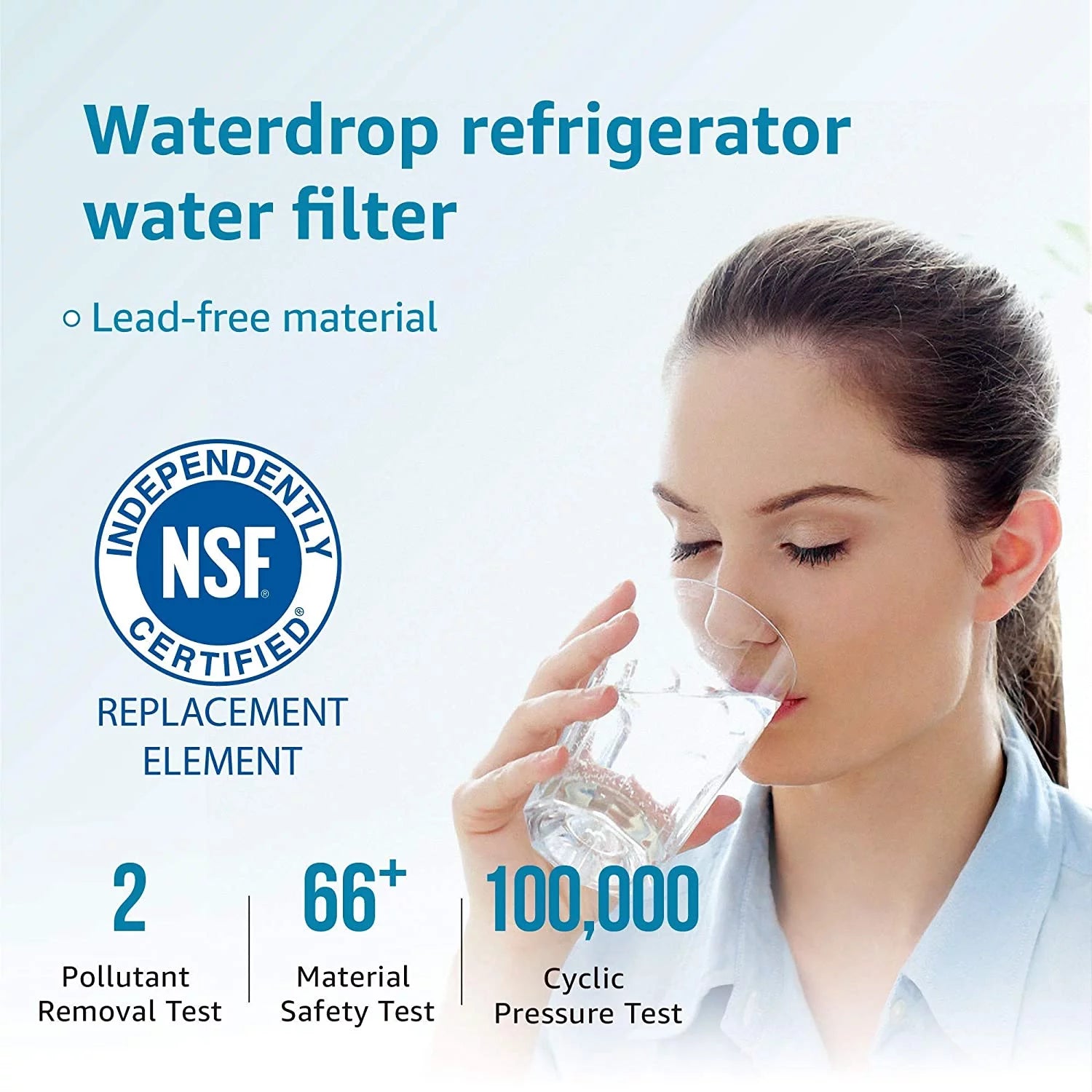 Refrigerator Water Filter Replacement, 3 Pack O745783