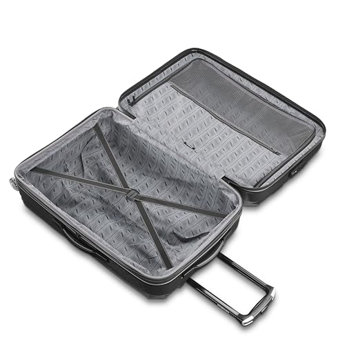 Hardside Expandable Carry-On Luggage with Spinner Wheels, Black, 20-Inch O253