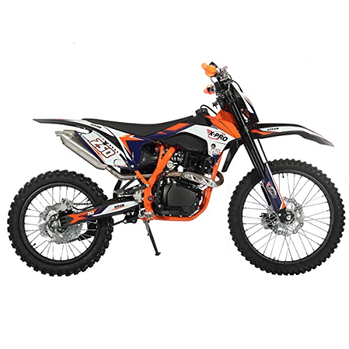 250cc Dirt Bike, 5-Speed Manual, Electric/Kick Start, 21"/18" Wheels N36768
