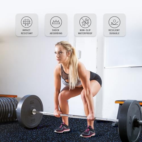 Interlocking Exercise Mat Tiles for Home Gym Flooring O80957