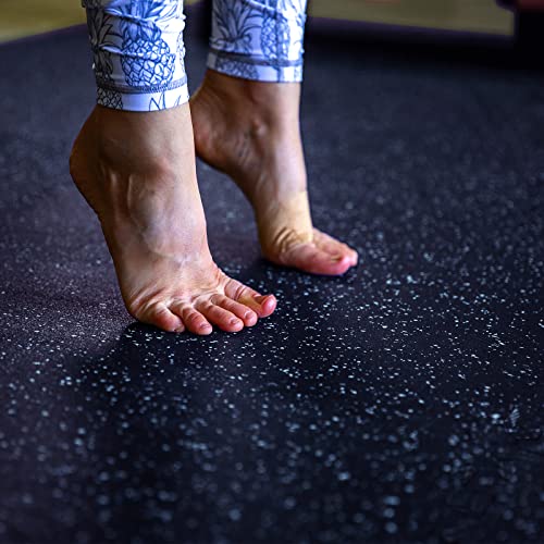 24 Pcs Interlocking Rubber Top Exercise Mats for Home Gym B471556