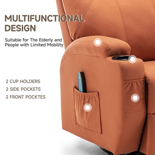 Rocking Recliner Chair with Massage and Heat for Adults H49678