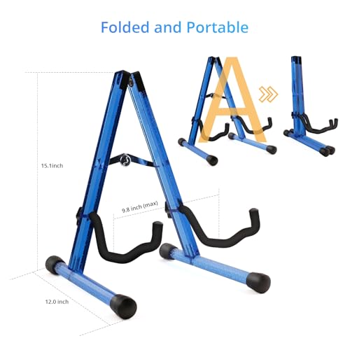 Wood Guitar Stand Foldable for Acoustic Electric Bass V5101