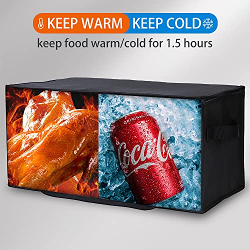Insulated Food Delivery Bag Hot Cold Meal Carrier F1699