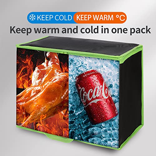 Insulated Food Delivery Bag Hot Cold Meal Carrier F1699