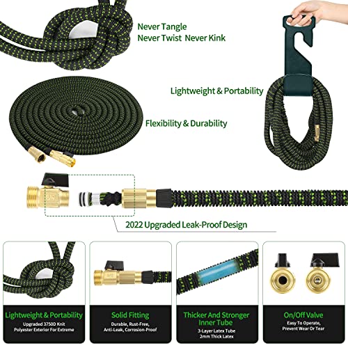 Expandable Garden Hose with Spray Nozzle B358879