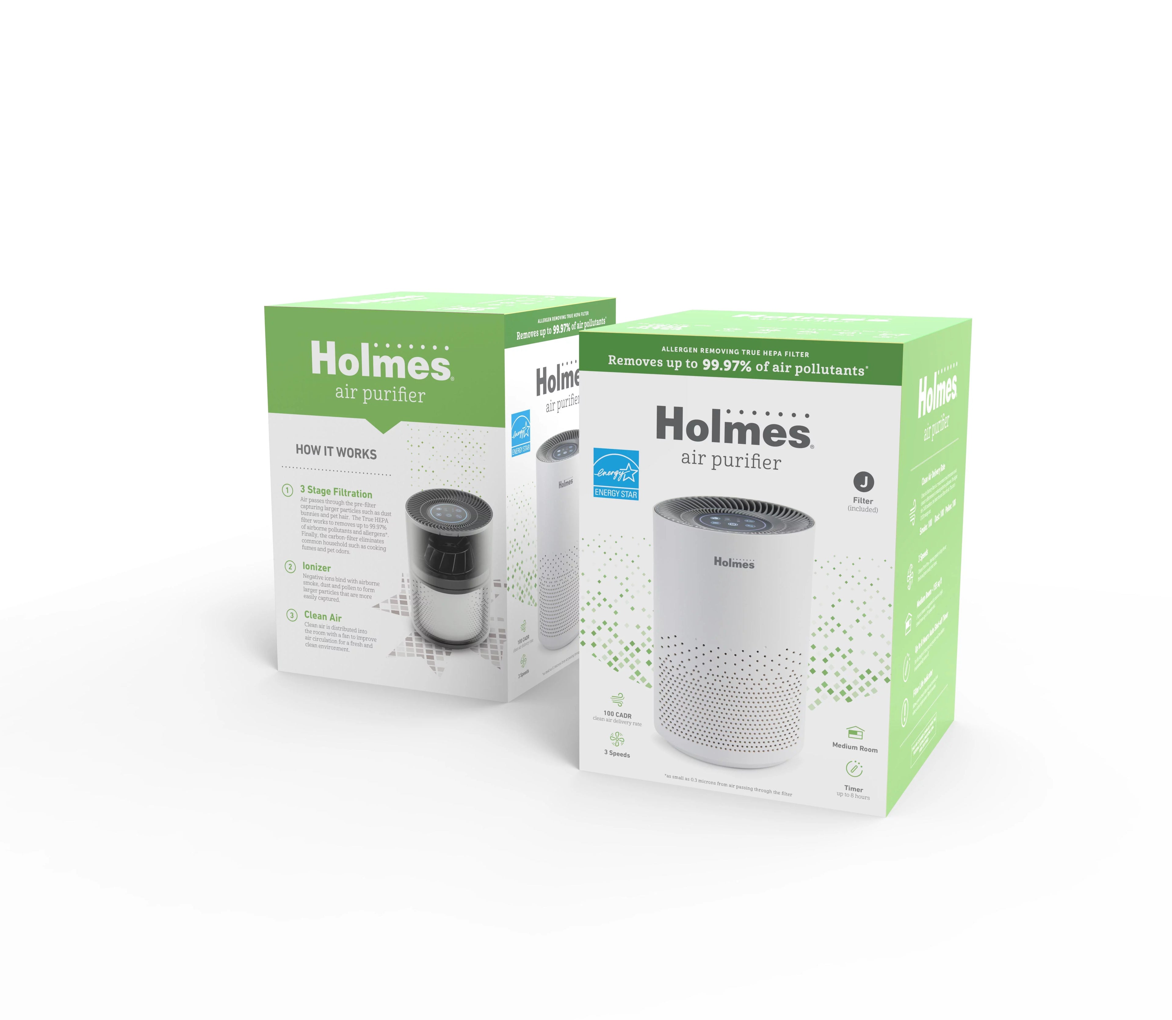 HEPA 360 Air Purifier with 3-in-1 Filter, Medium Room H64538