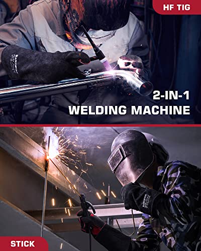TIG Welder 200A, Dual Voltage 110V/220V, TIG/Stick 2-in-1 with LED Display V658