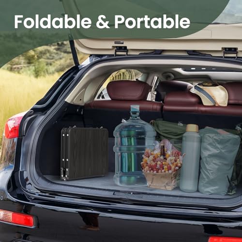 Folding Camping Table Small 2ft, Portable with Extra Space, Aluminum V581