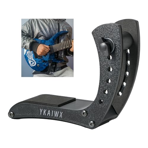 Adjustable Electric Guitar Footrest, Ergonomic Black Rest M310516