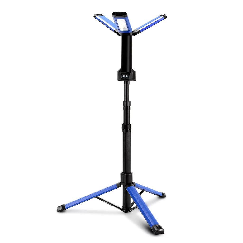 LED Work Light with Tripod, Rechargeable 2000 Lumens X937363