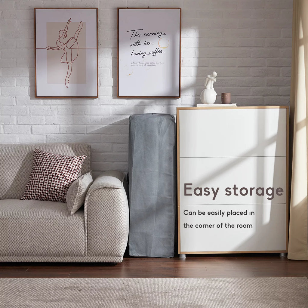 Folding Mattress with Memory Foam Topper and Storage Bag V54273