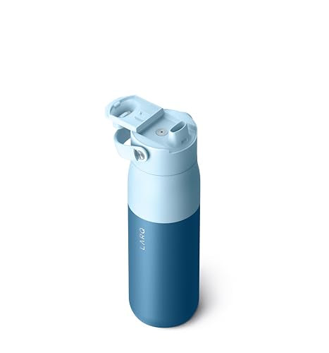 Insulated Stainless Steel Water Bottle with Silicone Handle, 34oz Z278258