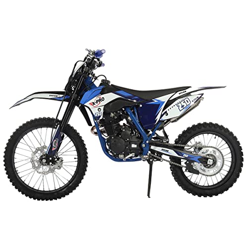 250cc Dirt Bike, 5-Speed Manual, Electric/Kick Start, 21"/18" Wheels N36768