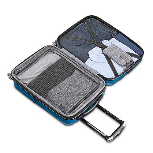 Hardside Expandable Carry-On Luggage with Spinner Wheels, Black, 20-Inch O253
