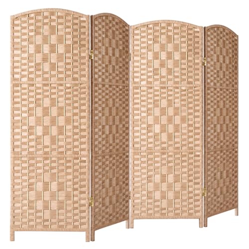 3 Panel Folding Room Divider, Dark Mocha Privacy Screen K453