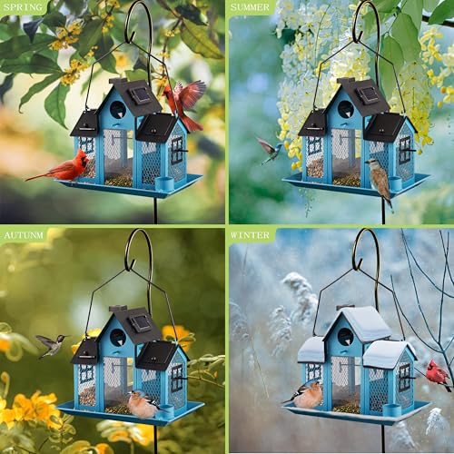 Hanging Metal Mesh Bird Feeder for Outdoors and Garden B838070
