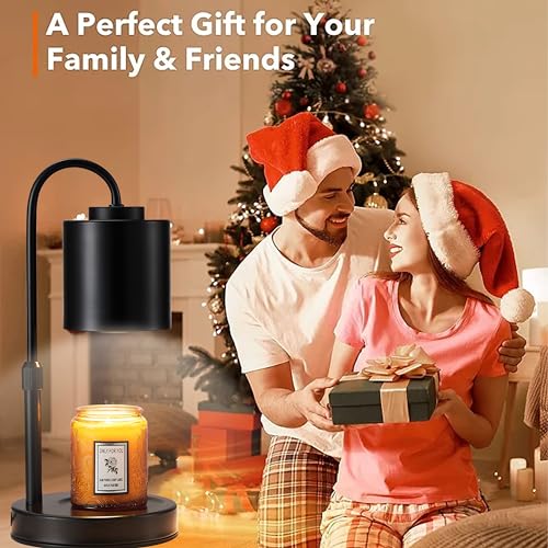 Candle Warmer Lamp with Timer, Dimmer, Adjustable Height for Jar Candles J305011