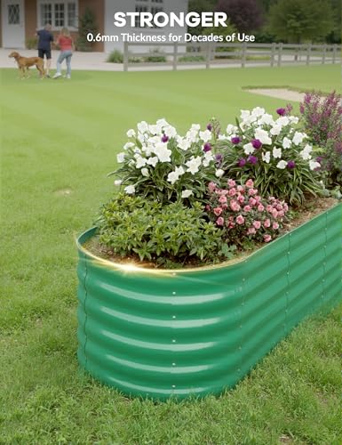 Galvanized Raised Garden Bed for Vegetables, Fruits and Flowers V33720