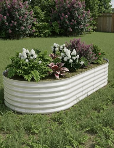 Galvanized Raised Garden Bed for Vegetables, Fruits and Flowers V33720