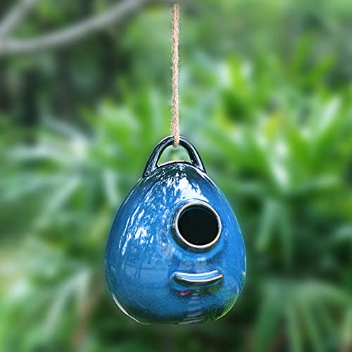 Ceramic Hanging Birdhouse for Outdoor Wild Birds I288358