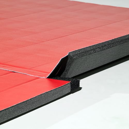 10'x10'x1.25" Wrestling Mat, Black, Home Workouts L77477