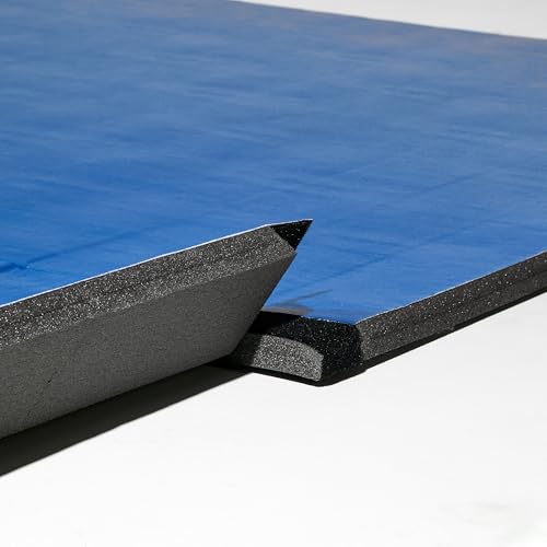 10'x10'x1.25" Wrestling Mat, Black, Home Workouts L77477