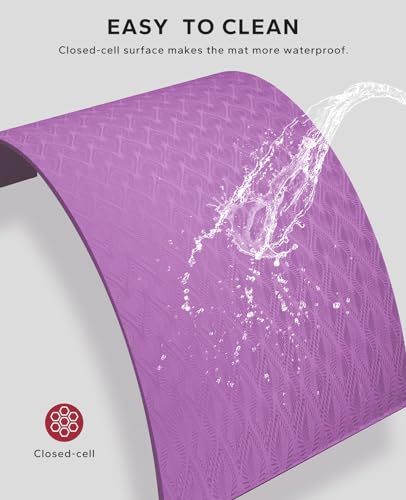 Extra Large Yoga Mat Non-Slip for Home Workouts B4152