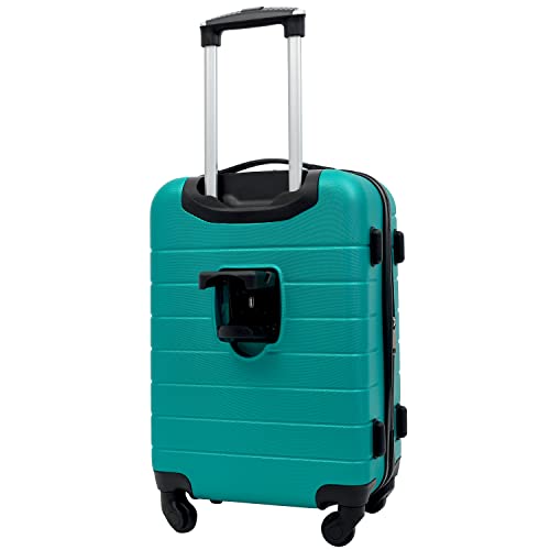Smart Luggage Set with Cup Holder and USB Port, 20-Inch Carry-On D90568