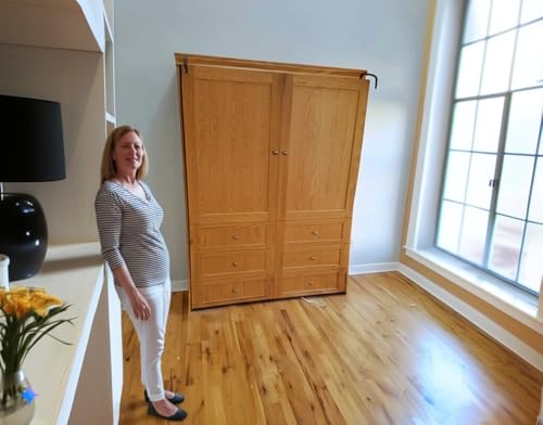 Queen Size DIY Murphy Bed Hardware Kit - Vertical Wall Bed with Pull Down Mechanism C9139