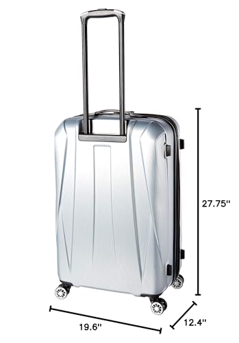 Hardside Expandable Carry-On Luggage with Spinner Wheels, Black, 20-Inch O253