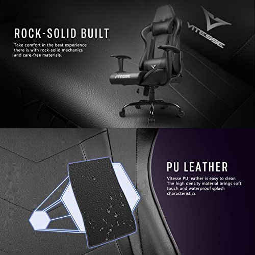 Gaming Chair High Back Ergonomic Racing Desk with Lumbar Support and Headrest C983