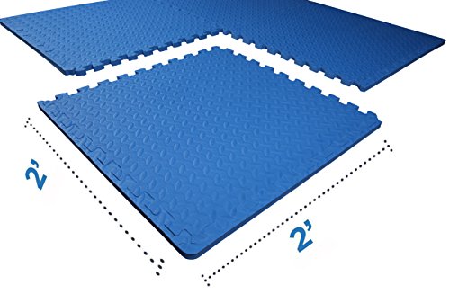 Puzzle Exercise Mat with EVA Foam Interlocking Tiles for MMA, Gymnastics and Home Gym H787