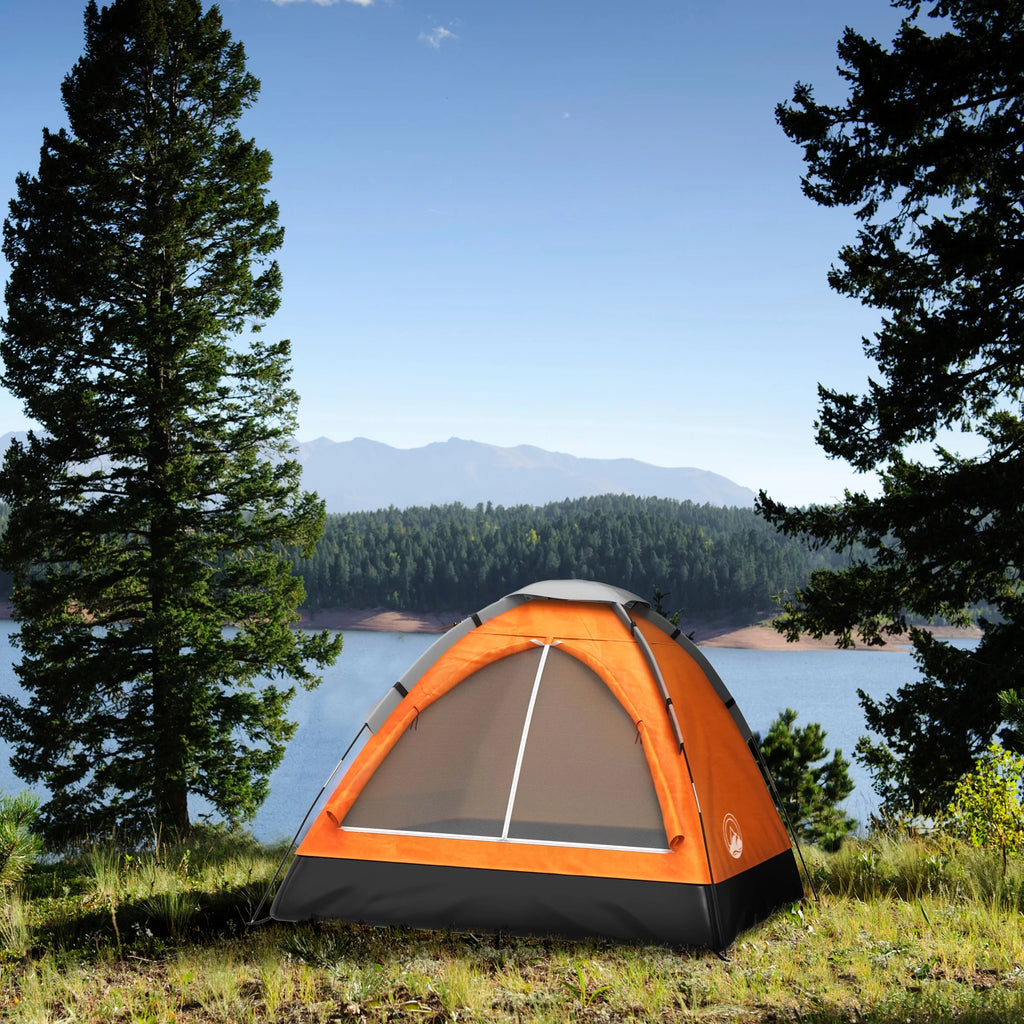 2-Person Dome Tent with Rain Fly and Carry Bag for Camping Hiking M156602