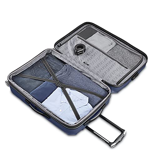 Hardside Expandable Carry-On Luggage with Spinner Wheels, Black, 20-Inch O253