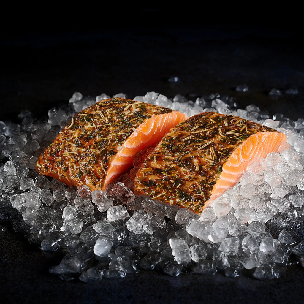Frozen Atlantic Salmon with French-Style Herbs & Garlic, 30 oz I214