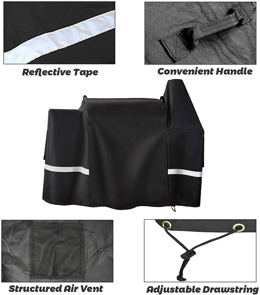 Grill Cover for Flat Top Grill and 4-Burner Griddle BBQ Cover Q720