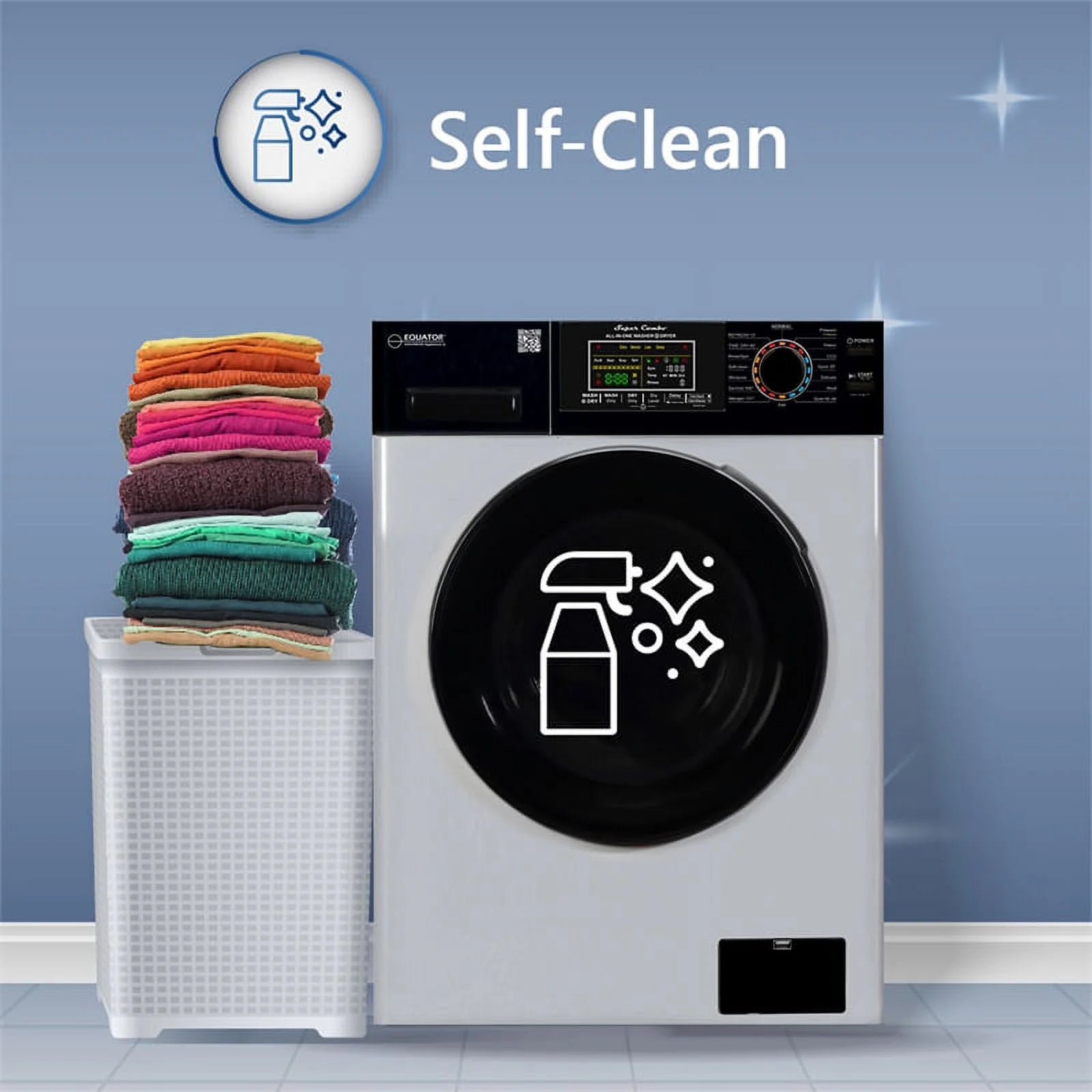 Compact 18 lbs Combo Washer Dryer F20039