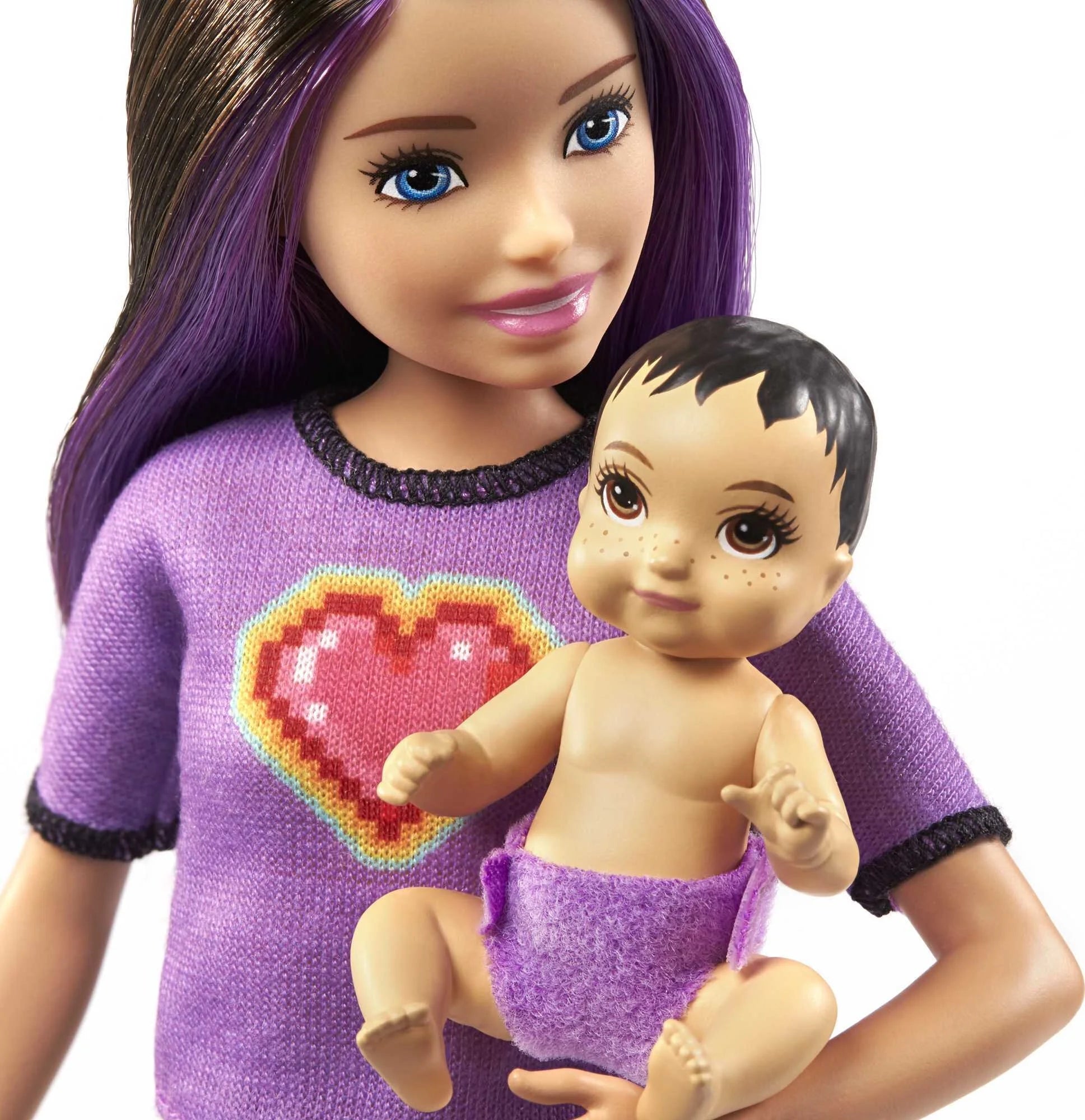 Skipper Babysitters Inc Set with Doll, Baby Doll & 4 Accessories M279693