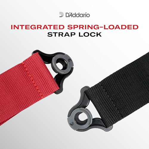 Auto Lock Guitar Strap - Leather - 2.5" Width - Brown G184143