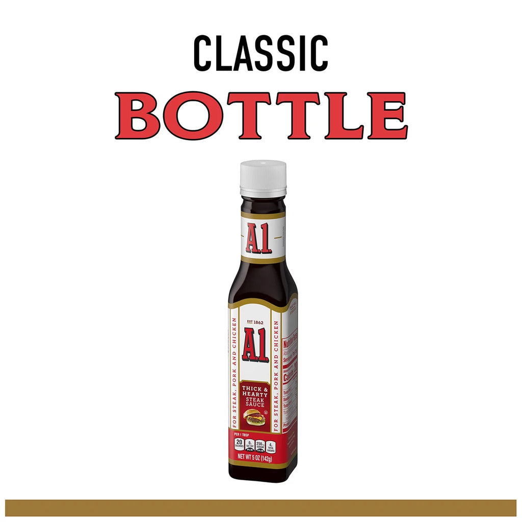Thick & Hearty Steak Sauce, 10 oz Bottle (3-Pack) U12303