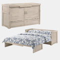 Murphy Cube Cabinet Bed (White, Queen) N4098