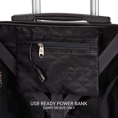 Expandable Hardside Luggage with Spinner Wheels and TSA Lock, Carry-On 19-Inch X51908