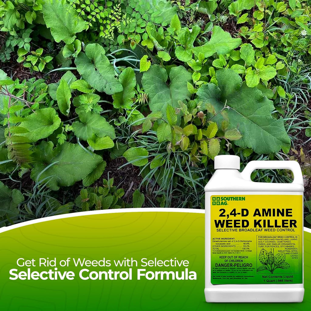 Heavy Duty Weed Killer Concentrate for Lawns, 1 Qt 2-Pack T49150