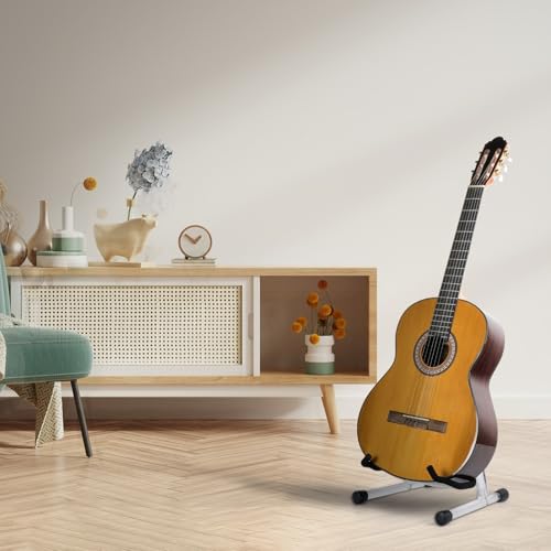 Wood Guitar Stand Foldable for Acoustic Electric Bass V5101