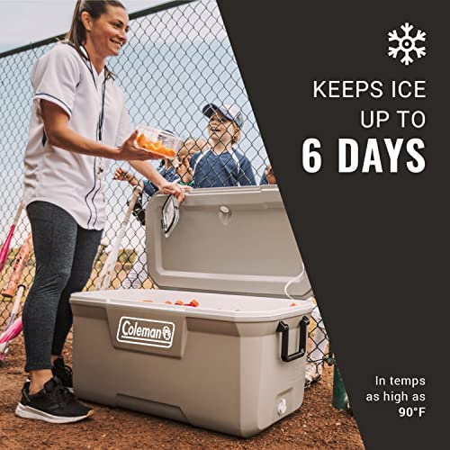 Insulated Portable Hard Cooler, Leak-Resistant, Keeps Ice up to 5 Days N135