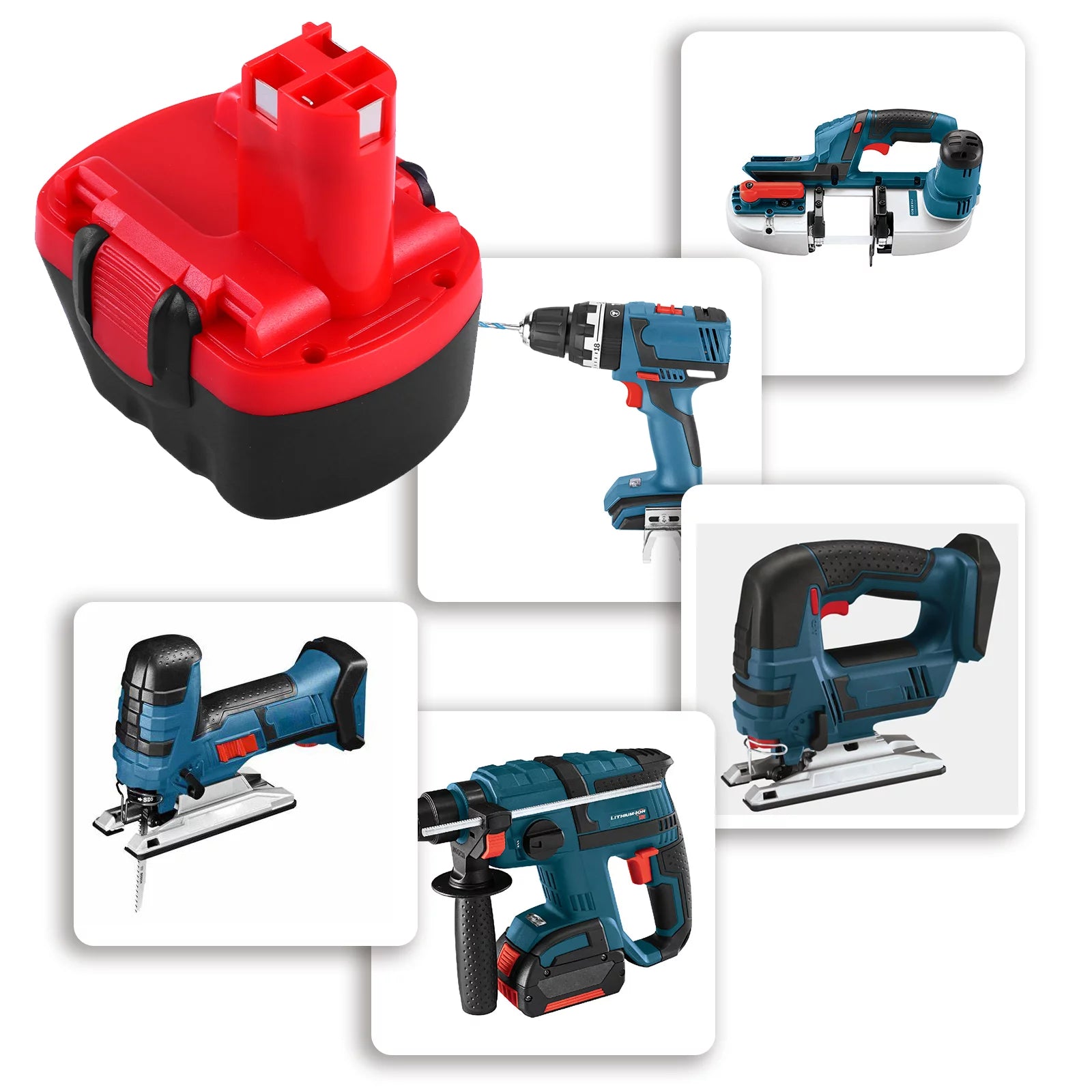 12V 3.6Ah Ni-MH Cordless Power Tool Battery R24554