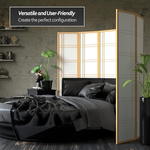 6 Panel Honey Room Divider D80902